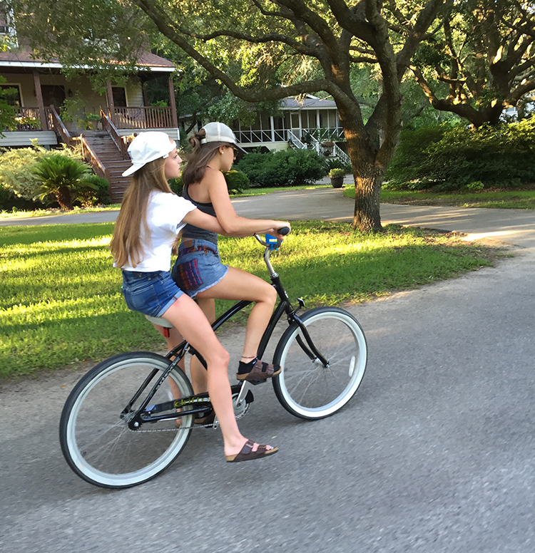 Louise-biking